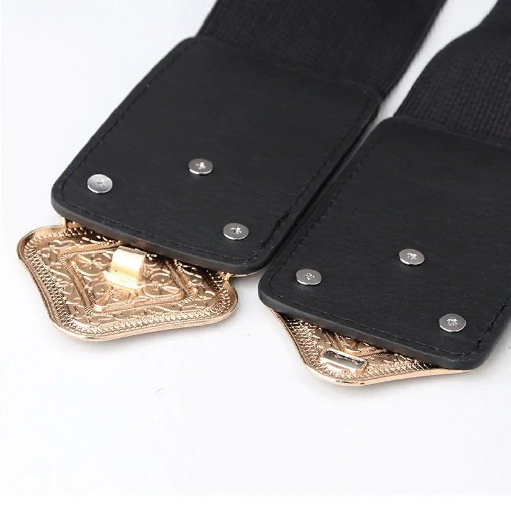 Ladies Brown Fun Fashionable Stretch Belt - 26.5 Inch